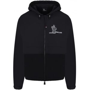 MONCLER GRENOBLE Dynamics Hybrid Hooded Top Black - Men - Black