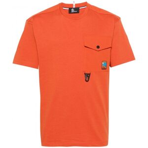 MONCLER GRENOBLE Pocket T Shirt Orange - Men - Orange