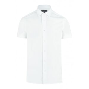 Emporio Armani Stretch Cotton Polo Shirt White - Men - White