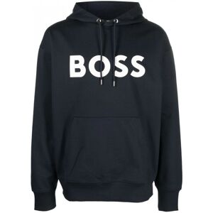 Boss Sullivan 16 Logo Hooded Top Navy - Men - Navy