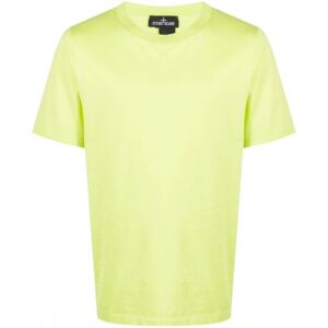 Pro-Ject Tab Branding Cotton T Shirt Green - Men - Yellow