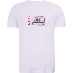 A.P.C. Natael T-shirt - White - H26095-AAB NATAEL TEE Colour: BLANC, S - BLANC - male - Size: S