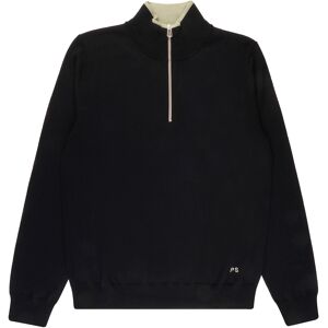 Paul Smith Pullover Half Zip Wool Jumper - Black - M2R-501X 79 HALF ZI - Black - male - Size: XXL