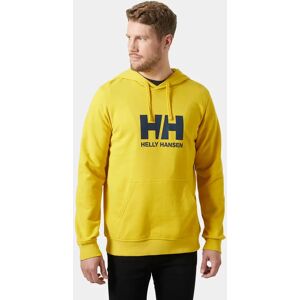 Helly Hansen Men's HH Logo Soft Cotton Hoodie Yellow S - Gold Rush Yellow - Male