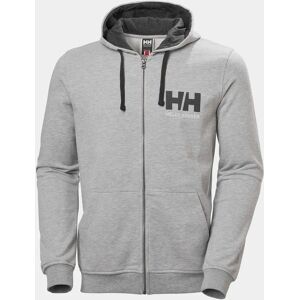 Helly Hansen Men's HH Logo Full Zip Hoodie Grey M - Grey Melang - Male