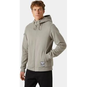 Helly Hansen Men's Arctic Ocean Full Zip Hoodie Grey XL - Terrazzo Grey - Male