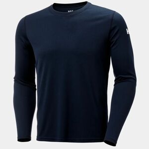 Helly Hansen Men's HH Tech Crew Technical Base Layer Top Navy L - Navy Blue - Male