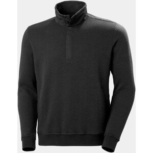 Helly Hansen Men's Lillo Snap Outdoor Sweater Grey M - Ebony Grey - Male