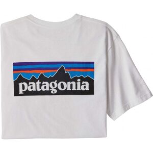 Patagonia M P-6 Logo Responsibili-Tee / White / M  - Size: Medium