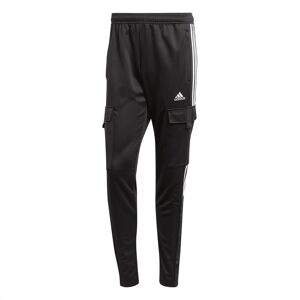 adidas Trio Cargo Tracksuit Bottoms Mens Black/White 2XL male