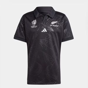 adidas New Zealand All Blacks RWC 2023 Mens Home Rugby Shirt Black L male