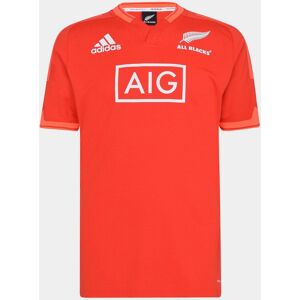 adidas New Zealand Rugby All Blacks Training Shirt Mens Red/Apsord/Whit M male