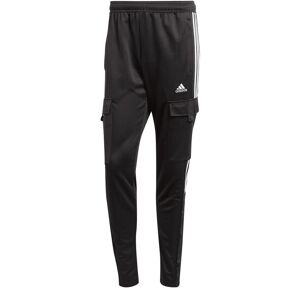 adidas Trio Cargo Tracksuit Bottoms Mens - male - Black/White - S