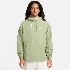 Nike Club Mens Full Zip Woven Jacket - male - Green/White - XL