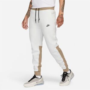 Nike Tech Fleece Joggers Mens - male - White/Khaki - XL