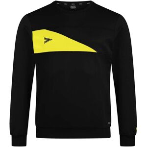 Mitre Delta Plus Crew Top - Black/Yellow