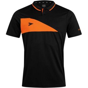 Mitre Delta Plus Polo Shirt - Black/Orange