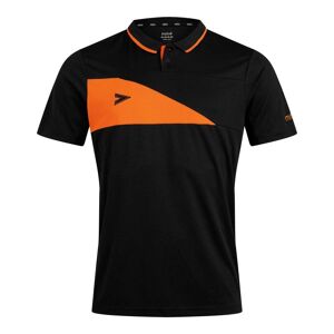 Mitre Delta Plus Polo Shirt - Black/Orange
