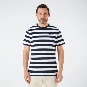 Musto Men's Classic Striped Short-sleeve T-shirt Navy L