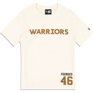 newera Golden State Warriors NBA Cord White T-Shirt - White - Size: M - male