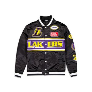 newera LA Lakers NBA Rally Drive Black Bomber Jacket - Black - Size: M - male