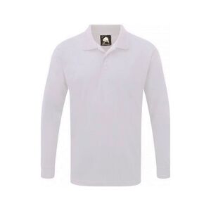 ORN 1170-10 Weaver Long Sleeve Poloshirt M  White