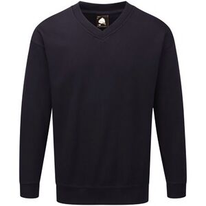 ORN 1260-15 Buzzard Premium V-Neck Sweatshirt XS  Black