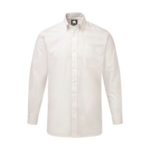 ORN 5510-15 Classic Oxford Long Sleeve Shirt 14  White