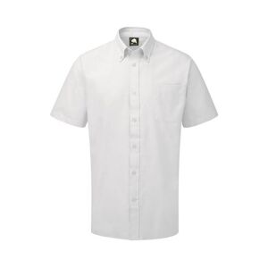 ORN 5500-15 Classic Oxford Short Sleeve Shirt 22  White