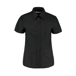 Kustom Kit KK360 Short Sleeve Oxford Shirt 28  Black