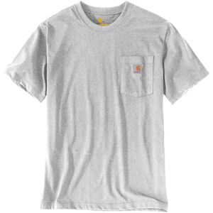 Carhartt 103296 Relaxed Fit Heavyweight Short Sleeve K87 Pocket T-Shirt Large  Heather Grey