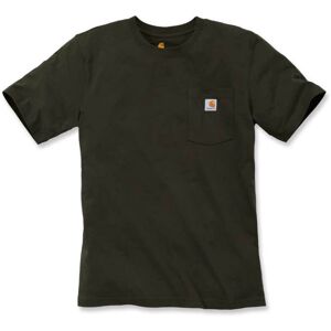 Carhartt 103296 Relaxed Fit Heavyweight Short Sleeve K87 Pocket T-Shirt XS  Black