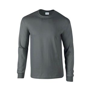 Gildan GD14 Ultra Cotton Long Sleeve T-Shirt M  Grey
