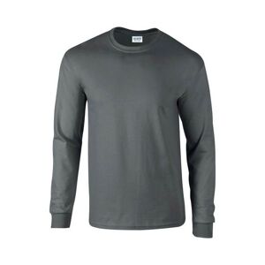 Gildan GD14 Ultra Cotton Long Sleeve T-Shirt L  Grey