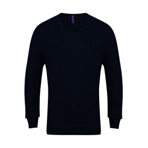 Henbury H720 Lightweight V-Neck Jumper 4XL  Navy