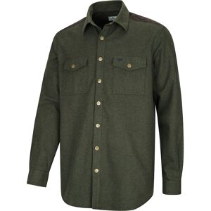 Hoggs of Fife DUNV Dunvegan Heavyweight Flannel Shirt S  Loden Green