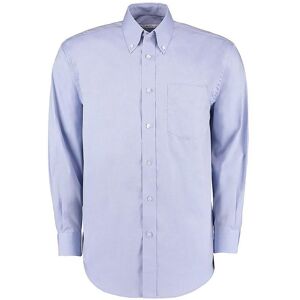 Kustom Kit KK105 Long Sleeve Oxford Shirt 16  Light Blue