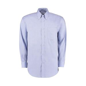 Kustom Kit KK105 Long Sleeve Oxford Shirt 16.5  Light Blue