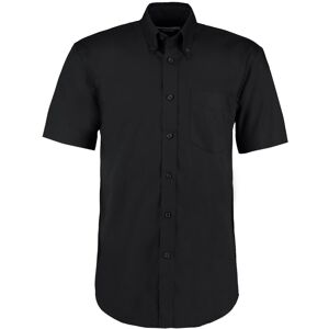 Kustom Kit KK109 Premium Short Sleeve Oxford Shirt 17 Black