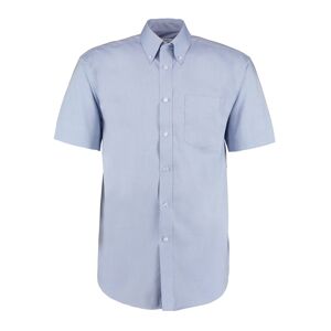Kustom Kit KK109 Premium Short Sleeve Oxford Shirt 17.5 Light Blue