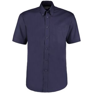 Kustom Kit KK109 Premium Short Sleeve Oxford Shirt 14.5 Midnight Navy