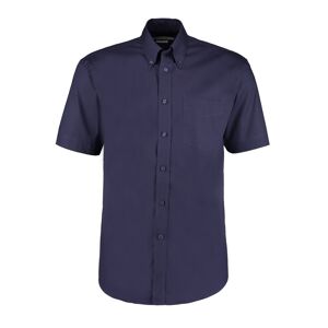 Kustom Kit KK109 Premium Short Sleeve Oxford Shirt 17 Midnight Navy