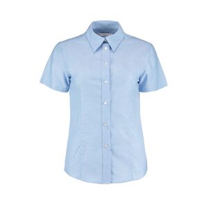 Kustom Kit KK360 Short Sleeve Oxford Shirt 16  Light Blue