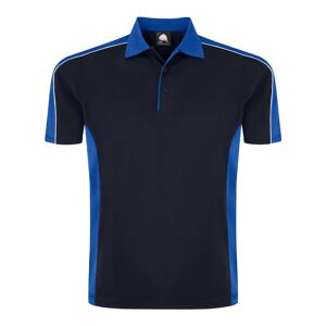 Orn 1198 Avocet Two Tone Polyester Polo Shirt 3XL  Navy/Royal