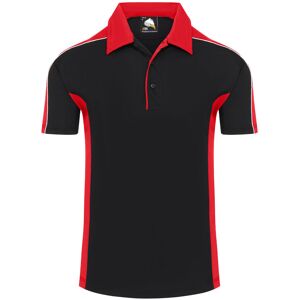 Orn 1198 Avocet Two Tone Polyester Polo Shirt 3XL  Black/Red