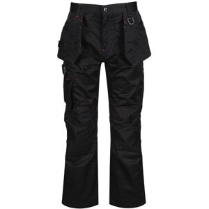 Regatta TRJ387 Men's Incursion Work Trousers Tall Black 30