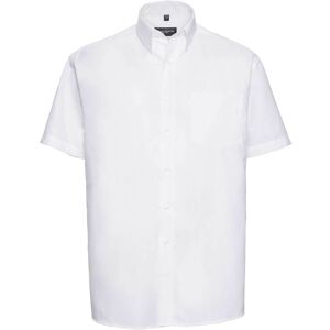 Russell Collection Russell 933M Men's Short Sleeve Oxford Shirt 16.5  White