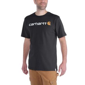 Carhartt TK3361-M Relaxed Fit Men′s T-Shirt With Carhartt Logo L  Black