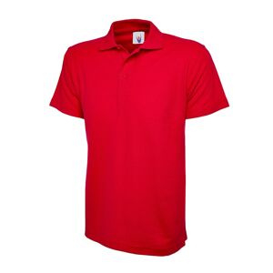 Uneek UC101 Classic Polo Shirt Small Red