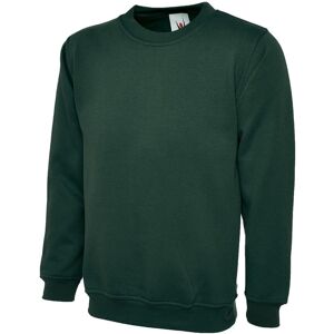 Uneek UC203 Classic Crew Neck Sweatshirt 3XL  Bottle Green